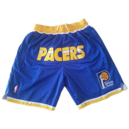 NBA Indiana Pacers Män Fickor Shorts Blå Swingman